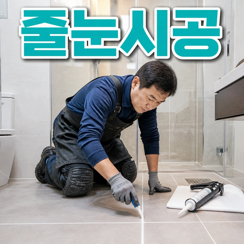 경기도 화장실청소비교 - 줄눈시공 관련 상담 안내 이미지